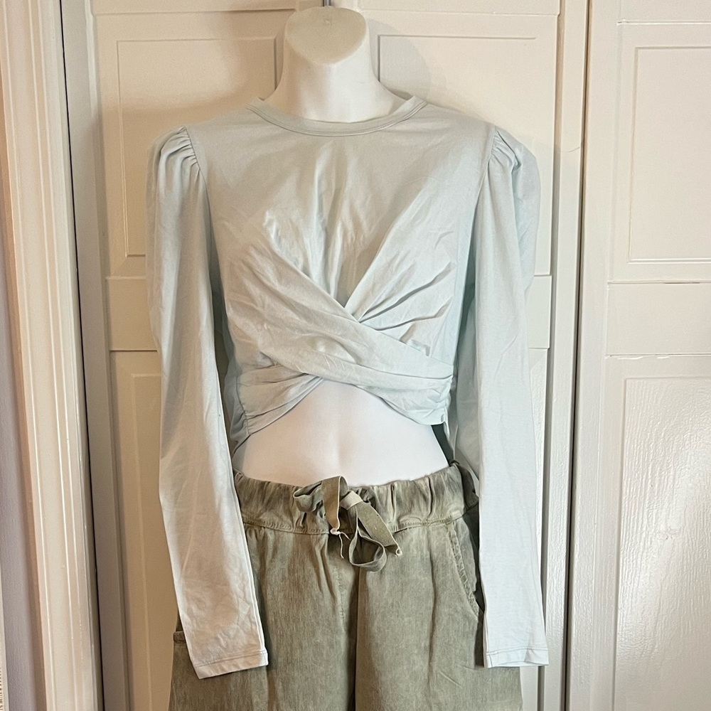 ALC | Wrap tie back | puff shoulder